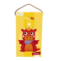 Avenue Mandarine Little Couz'IN Aaron drago kit creativo cucito 14 × 30 cm componenti in feltro KC139C