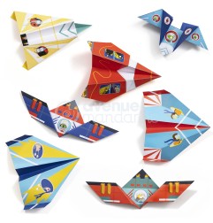 Avenue Mandarine Origami Paper Story Aeroplanini Razzi 40 fogli 15 × 15 cm KC126C