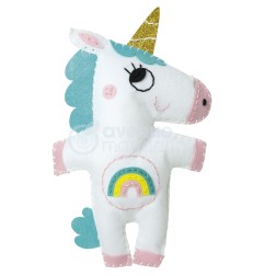 Avenue Mandarine Little Couz'In L'unicorno Alicia kit cucito in feltro KC066C
