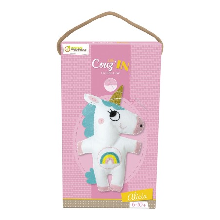 Avenue Mandarine Little Couz'In L'unicorno Alicia kit cucito in feltro KC066C