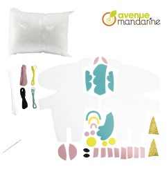 Avenue Mandarine Little Couz'In L'unicorno Alicia kit cucito in feltro KC066C