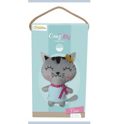 Avenue Mandarine Little Couz'In la gattina Tina kit cucito in feltro 52654O