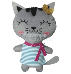 Avenue Mandarine Little Couz'In la gattina Tina kit cucito in feltro 52654O
