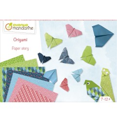 Avenue Mandarine kit creativo Origami 40 carte 15x15 cm colori pop-eye  42720O