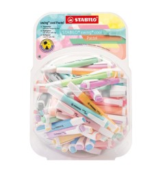 STABILO Swing Cool Pastel espositore 100 evidenziatori colori pastello assortiti 275/100-8-2