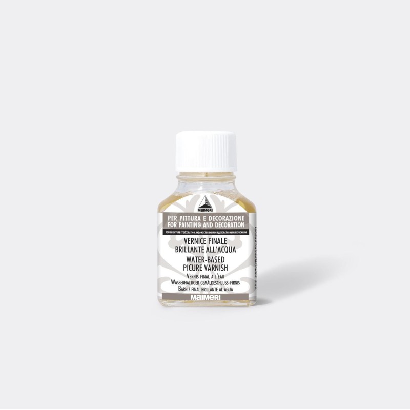 VERNICE FINALE BRILLANTE ACQUA MAIMERI 75ml M5816668 x pittura acrilica