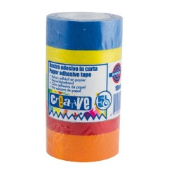 NASTRO IN CARTA CREATIVE 19X10 -5 ROTOLI ASSORTITI 11614120