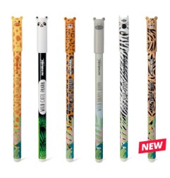 Monikids Wild Animal penne cancellabili slim 0.7 mm blu cappuccio 36 pz assortite 20/252