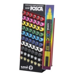 Uni Posca PC5M Expo 60 Marcatori tempera punta media 1.8 - 2.5 mm assortiti