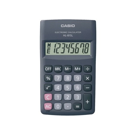 CALCOLO CASIO HL-815L-BK BLU 8C. TASCABILE