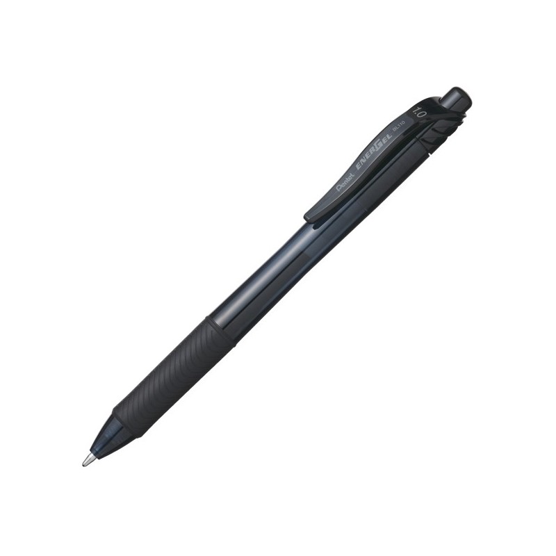 Pentel EnerGel-X BL110 penna gel nera retrattile punta 1 mm 12 pz