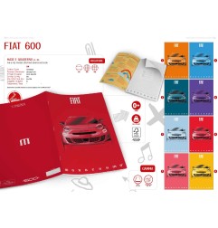 MAXI 21/1R MONOCROMO FIAT 600 PIGNA -10pz. 233314
