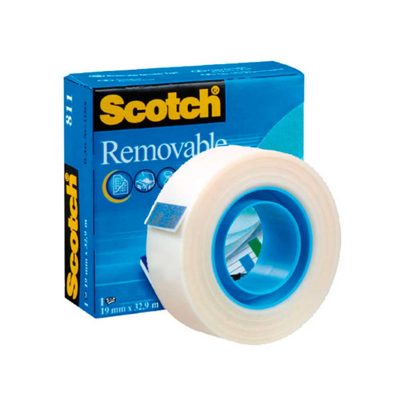 3M Scotch Magic 811 Nastro adesivo trasparente 19mm x 33m
