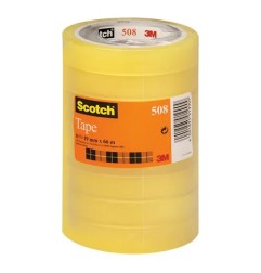 3M Scotch 508 Nastro adesivo trasparente 19mm x 66m multiuso 66290