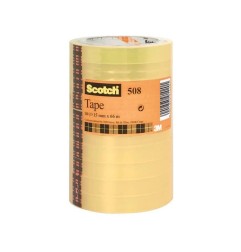 3M Scotch 508 Nastro trasparente 15mm x 66m multiuso 66224