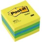 Post-It 2051L Mini cubo 51x51 mm 400 foglietti colori neon assortiti