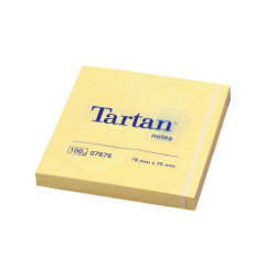 Post-it Tartan 12 blocchi memo adesivi 76x76 mm giallo 7100199984