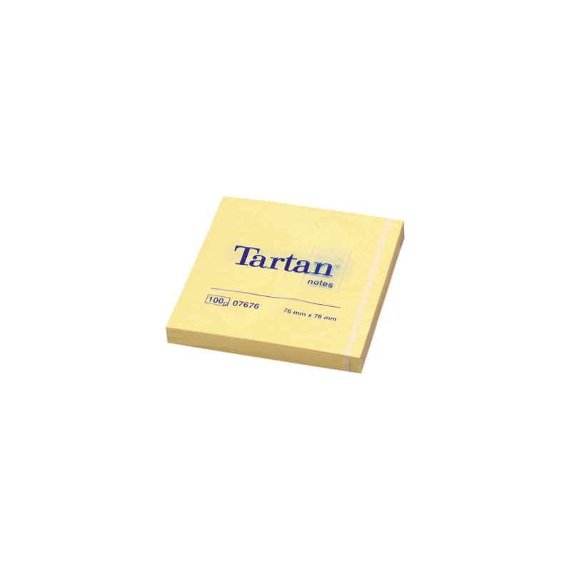 Post-it Tartan 12 blocchi memo adesivi 76x76 mm giallo 7100199984