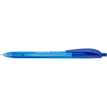 Staedtler 4230 M-3 Penna a scatto blu punta media 1 mm 10 pezzi