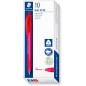 Staedtler 4230 M-2 Penna a scatto rosso punta media 1 mm 10 pezzi