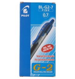 Pilot G-2 G207 Penna gel retrattile blu 0.7 mm 12 pz 001521