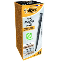 BIC Marking Pocket Fine ECOlutions marcatore nero punta 1.1 mm 12 pz 8209022