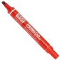 Pentel N60 marker indelebile punta scalpello 3,9-5,7 mm rosso