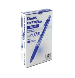 Pentel EnerGel XM BL77 roller gel punta 0,7 mm blu 12 pz