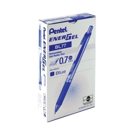 Pentel EnerGel XM BL77 roller gel punta 0,7 mm blu 12 pz