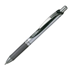 PENTEL 12 pezzi Penna Roler Energel XM click 0,7 colore nero BL77