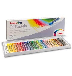 Pentel Oil Pastels set 25 colori pastelli a olio assortiti PHN4-25