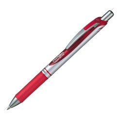 Pentel EnerGel XM BL77 penna roller gel a scatto punta 0,7 mm rosso 12 pz