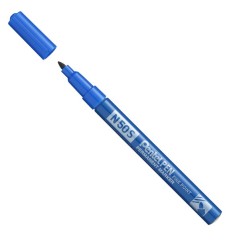 Pentel N50S marcatore permanente 3.18 mm blu 12 Pz