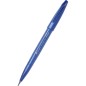 Pentel SES15C-C Brush Sign Pen blu punta pennello 10 Pz