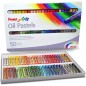 Pentel PHN50 pastelli ad olio 50 stick colori assortiti