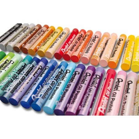 Pentel PHN50 pastelli ad olio 50 stick colori assortiti