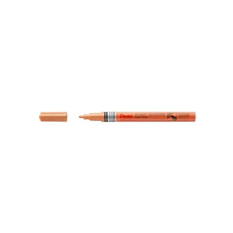 Pentel MSP10-ME paint marker punta fine 1-2 mm bronzo 12 Pz