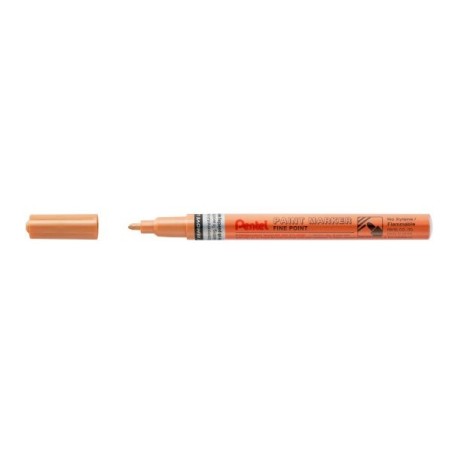 Pentel MSP10-ME paint marker punta fine 1-2 mm bronzo 12 Pz