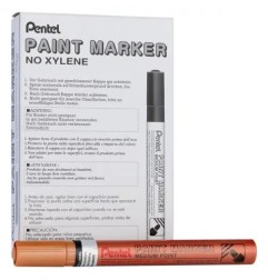 Pentel MSP10-ME paint marker punta fine 1-2 mm bronzo 12 Pz