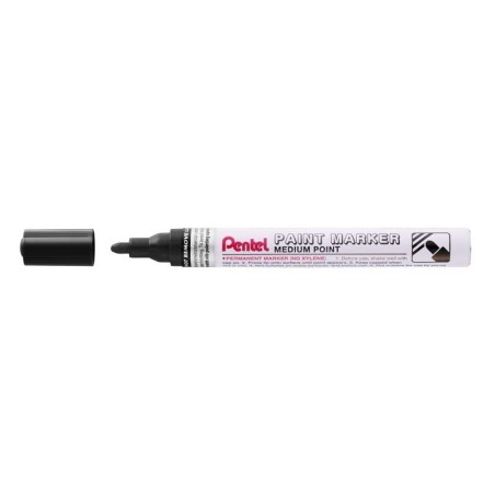 Pentel MMP10 A paint marker punta conica 4.5 mm nero 12 Pz