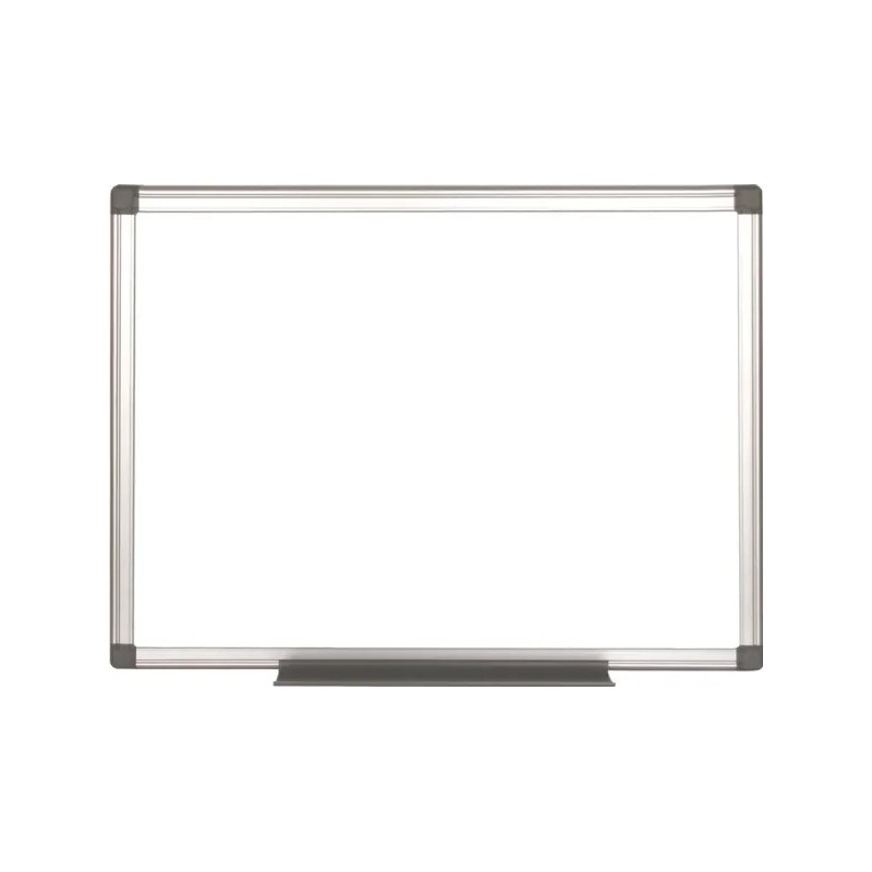 Lavagna magnetica da parete 90x120 cm cornice alluminio K995023
