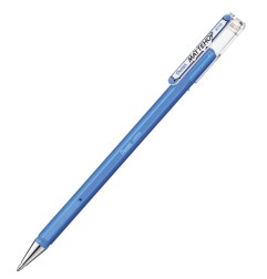 Pentel Mattehop K110-VSX roller gel effetto opaco punta 1,0 mm azzurro 12 pz