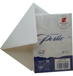 PERLATO BIANCO  12x18 TP GR. 120 BL.25 BUSTE CL0671BTP/BL25