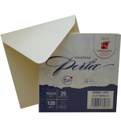 PERLATO AVORIO  14,5x14,5 TP GR. 120 BL.25 BUSTE CL0772B/BL25