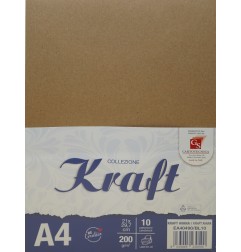 KRAFT AVANA  A4 GR. 200 BL.10 CARTONCINI EA40490/BL10
