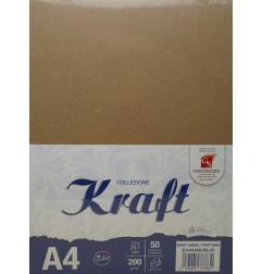 KRAFT AVANA  A4 GR. 200 BL.50 CARTONCINI EA40490/BL50