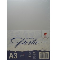 PERLATO BIANCO  A3 GR. 250 BL.50 CARTONCINI EA30141/BL50