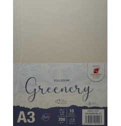 GREENERY AVORIO  A3 GR. 250 BL.10 CARTONCINI EA30560/BL10