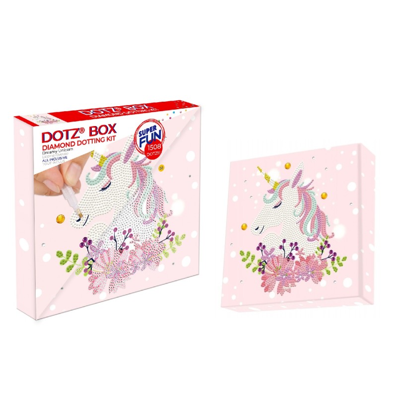 MGG Diamond Dotz Box Dreamy Unicorn 22x22  DDZDBX.075