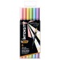 PENNARELLI BIC INTENSITY DUAL TIP BRUSH PASTEL -6col. 503826